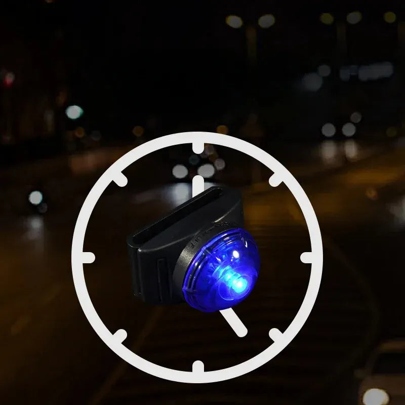 LED Luminous Safety Pendant - Night Visibility Pet Light for Collars