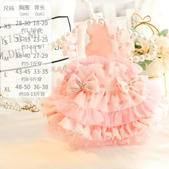 Lolita Pet Tutu Skirt – Thin Strapped Princess Dress for Small Dogs & Cats