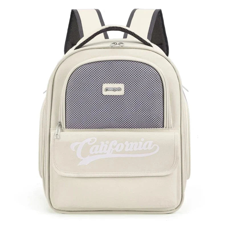 Luxury Pet Carrier Backpack - Portable Folding Travel Bag for Cats & Small Dogs
