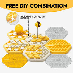 MEWOOFUN Dog Puzzle Toy | Interactive Level 3 Slow Feeder Game for Dogs & Cats | Mental Stimulation & Treat Dispenser