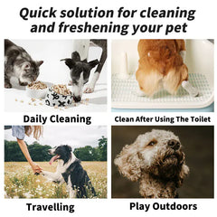 Multi Purpose Pet Wipes for Dogs CatMulti-Purpose Pet Wipes – Plant-Based Deodorizer | Sensitive Skin Care for Dogs & Cats | Odor & Dirt Remover for Paws, Ears & Bodys Plant Based Deodorizer Sensitive Skin Care and Odor Remover for Paws Ears and Body