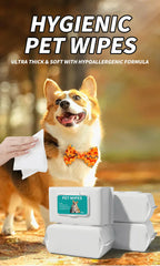 Multi Purpose Pet Wipes for Dogs CatMulti-Purpose Pet Wipes – Plant-Based Deodorizer | Sensitive Skin Care for Dogs & Cats | Odor & Dirt Remover for Paws, Ears & Bodys Plant Based Deodorizer Sensitive Skin Care and Odor Remover for Paws Ears and Body