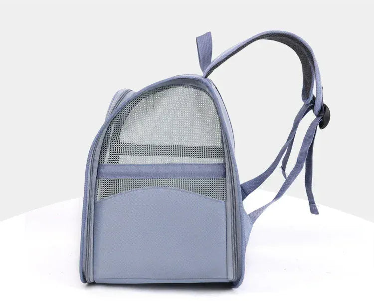Outdoor Cat Backpack Carrier - Breathable Pet Transport Bag for Cats & Small Dogs, 35x35x25cm Portable Shoulder Carrier with Mesh Windows