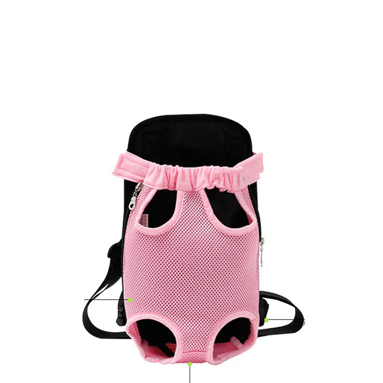 Outdoor Cat Backpack Carrier - Portable Pet Travel Backpack for Cats & Small Dogs, Lightweight Breathable Handbag for Hiking & Outings