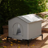 Outdoor Cat House Waterproof - Winter Warm Pet Cave Bed Foldable Washable