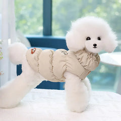 Padded Winter Dog Coat - Soft Warm Jacket for Small Breeds