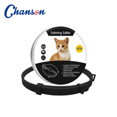 Pet Calming Collar for Cats & Dogs - 2-Month Anxiety Relief with Natural Pheromones, Adjustable Stress Reduction Collar for Thunder, Travel & Separation Anxiety