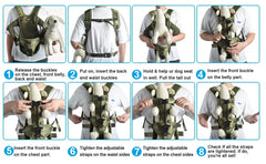 Pet Carrier Backpack for Dogs & Cats – Thickened Front-Facing Backpack for Small Medium Pets