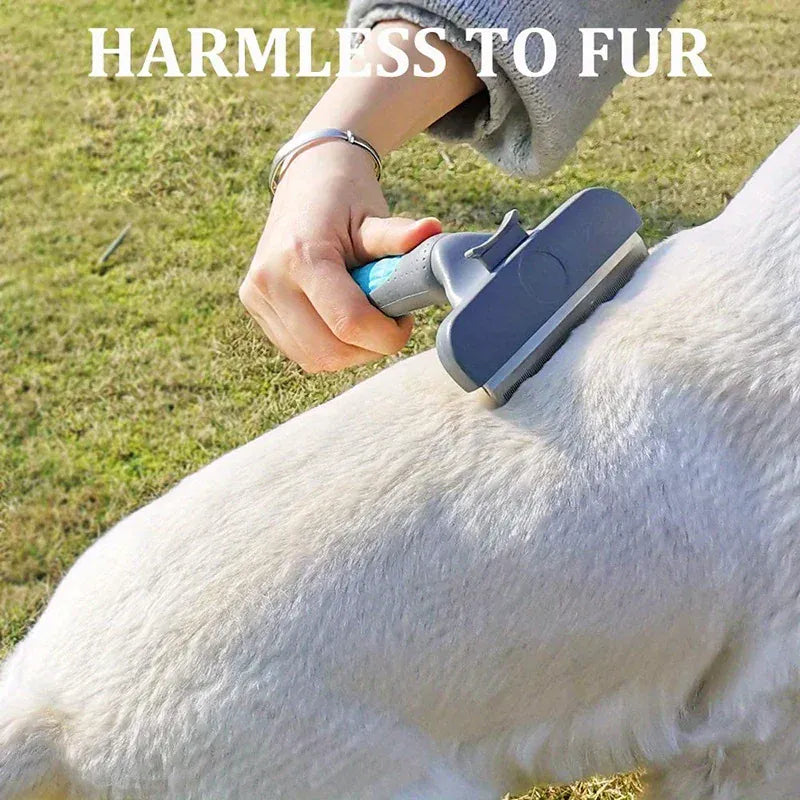 Pet Dematting Comb - Detangling & Hair Removal Tool for Dogs & Cats