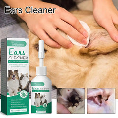 Pet Ear Cleaner Drops - Yeast & Mite Infection Treatment with Odor Removal