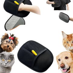 Pet Hair Removal Gloves - Reusable Double-Sided Grooming Gloves for Dogs & Cats, Static Fur Remover for Furniture & Carpets