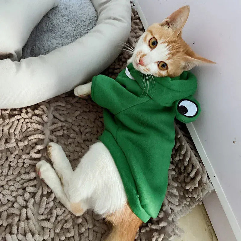 Pet Hoodie Sweater - Winter Pullover with Sports & Animal Designs