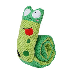 Pet Puzzle Snail Plush Toy | Interactive Dog Training Toy | Hidden Food Treat Puzzle Chew Toy | Sound & Collapsible Resistant Dog Toy