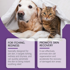 Pet Skin Care Cream - Soothing Balm for Dogs & Cats with Dry Itchy Skin