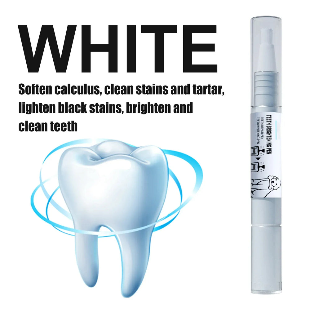 Pet Teeth Cleaning Pen | Dog & Cat Toothbrush & Toothpaste All-in-One | Fresh Breath & Tartar Removal