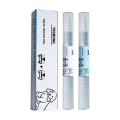 Pet Teeth Cleaning Pen for Dogs & Cats - 2-Pack Dental Care Kit, Tartar Remover & Tooth Whitening Stick, Easy Oral Hygiene Solution for Fresh Breath