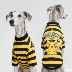 Pikachu Dog Clothing Set – Summer Breathable Pet Vests & T-Shirts | Official IP Licensed Pet Apparel for Small & Medium Dogs