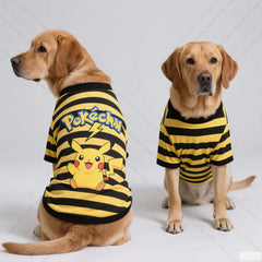 Pikachu Dog Clothing Set – Summer Breathable Pet Vests & T-Shirts | Official IP Licensed Pet Apparel for Small & Medium Dogs