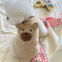 Plush Teddy Bear Dog Sweater | Winter Warm Vest for Small Dogs 1.5β11.5kg | Soft & Cozy Pet Clothes for Teddy, Schnauzer & Puppy
