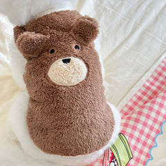 Plush Teddy Bear Dog Sweater | Winter Warm Vest for Small Dogs 1.5β11.5kg | Soft & Cozy Pet Clothes for Teddy, Schnauzer & Puppy