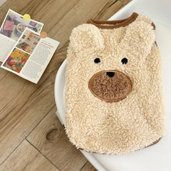 Plush Teddy Bear Dog Sweater | Winter Warm Vest for Small Dogs 1.5β11.5kg | Soft & Cozy Pet Clothes for Teddy, Schnauzer & Puppy