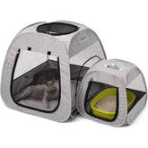 Portable Cat Playpen Tent – Trapezoidal Foldable Pet Playpen for Indoor & Outdoor Use