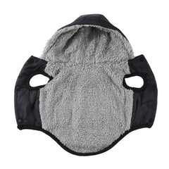 Premium Hooded Cat & Dog Coat - Windproof Fleece Jacket with D-Ring