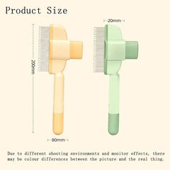 Professional Pet Grooming Brush - Open Knot Massage Comb for Cats & Dogs