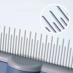 Professional Pet Grooming Brush - Open Knot Massage Comb for Cats & Dogs