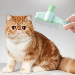Professional Pet Grooming Brush - Open Knot Massage Comb for Cats & Dogs