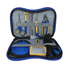 Professional Pet Grooming Kit | Dog & Cat Hair Trimmer, Nail Clipper & Comb Set | Knotting & Hair Removal Tools