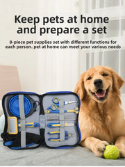 Professional Pet Grooming Kit | Dog & Cat Hair Trimmer, Nail Clipper & Comb Set | Knotting & Hair Removal Tools