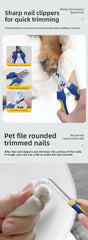 Professional Pet Grooming Kit | Dog & Cat Hair Trimmer, Nail Clipper & Comb Set | Knotting & Hair Removal Tools