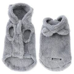 Rabbit Ears Cat Hoodie | Cute Winter Warm Pet Coat for Cats & Small Dogs | Soft Fleece Sphynx Outfit