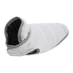Reversible Fleece Pet Jacket - Waterproof Coat with Leash Hole & Reflective Strips