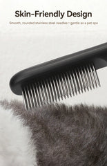 ROJECO Electric Flea Comb | Anti-Lice & Flea Removal Brush for Dogs & Cats | Multifunctional Hair Cleaner