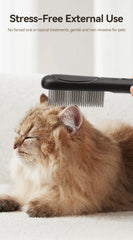 ROJECO Electric Flea Comb | Anti-Lice & Flea Removal Brush for Dogs & Cats | Multifunctional Hair Cleaner