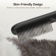 ROJECO Electric Flea Comb | Anti-Lice & Flea Removal Brush for Dogs & Cats | Multifunctional Hair Cleaner