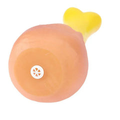 Rubber Chicken Dog Toy - Durable Squeaky Chew for Puppies & Aggressive Chewers