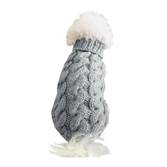 Small Dog Sweater | Autumn & Winter Knitted Pullover, Warm Solid Pet Clothes
