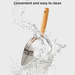Stainless Steel Cat Litter Scoop - Long Handle Tofu Sand Litter Shovel, Durable Pet Waste Cleaning Tool for Litter Boxes