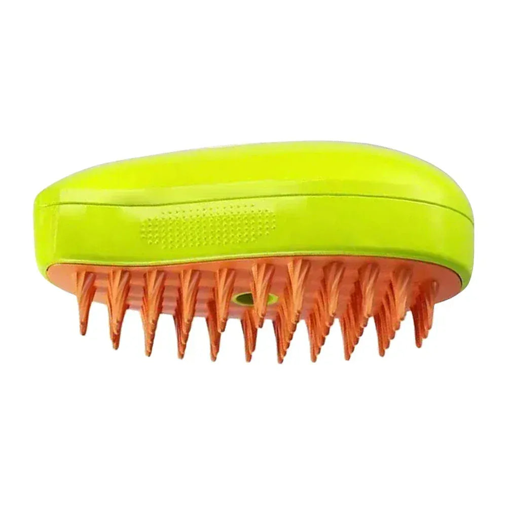 Steam Pet Brush 3-in-1 - Electric USB Rechargeable Grooming Comb with Spray Function for Dogs & Cats, Massage & Hair Removal