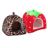 Cozy cave cat bed providing a warm and secure sleeping space
