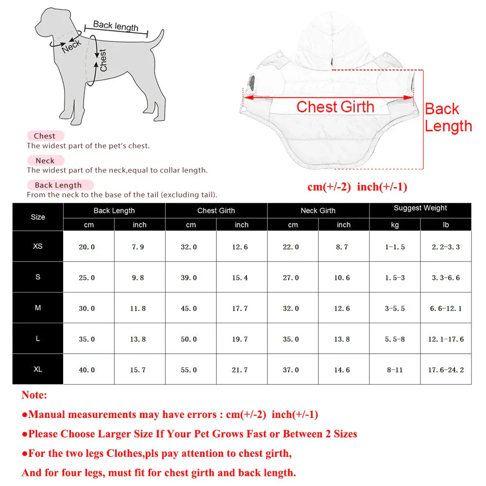 Striped Pet Hoodie - Windproof Winter Jacket for Cats & Small Dogs