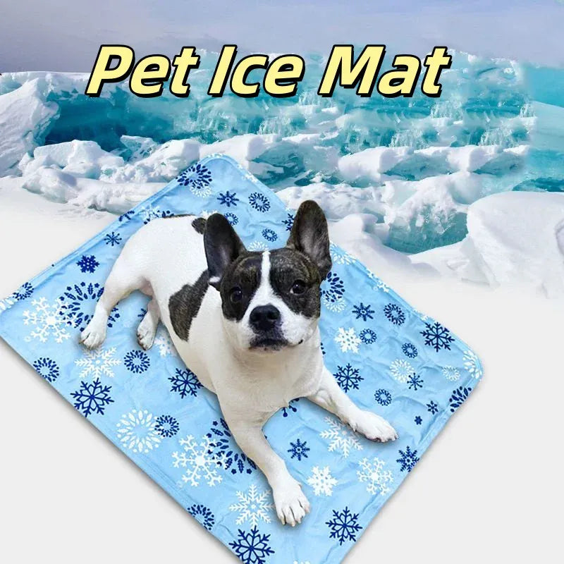 Summer Cooling Gel Mat for Dogs & Cats - Ice Cushion Pet Cooling Blanket