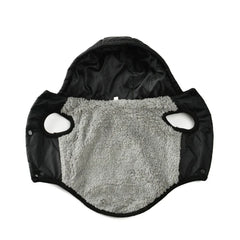 Thick Fleece Dog Parka - Winter Hoodie Coat with D-Ring for Small Breeds