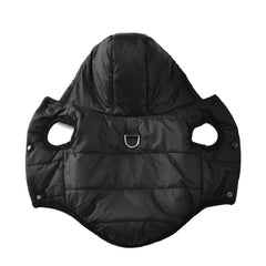 Thick Fleece Dog Parka - Winter Hoodie Coat with D-Ring for Small Breeds