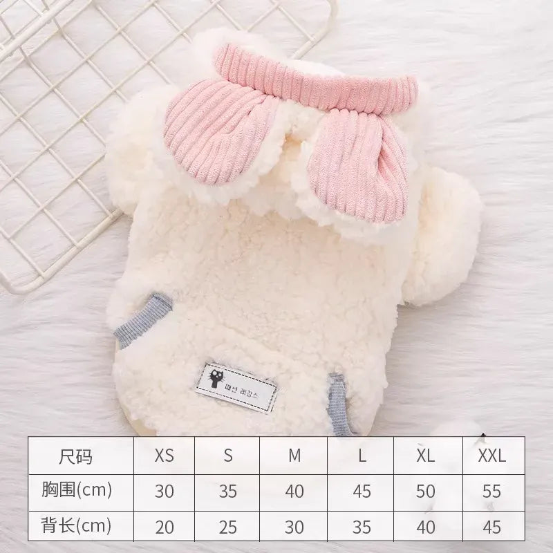 Thick Fluffy Cat Coat | Autumn Winter Warm Clothes for Kittens & Small Dogs | Anti-Shedding British Short Hair Jacket