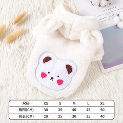 Thick Fluffy Cat Coat | Autumn Winter Warm Clothes for Kittens & Small Dogs | Anti-Shedding British Short Hair Jacket