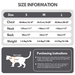 Thick Windproof Cat Jacket - Heavy Duty Winter Coat for Small Pets
